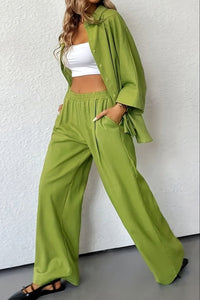 Plus Size Wide-Leg Linen Co-Ord for Effortless Style 1