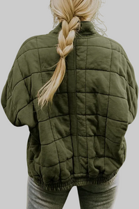 Quilted Zip-Up Puffer Jacket for Everyday Comfort 6