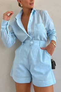 Refined Elegant Linen Suit Set for Timeless Sophistication 2