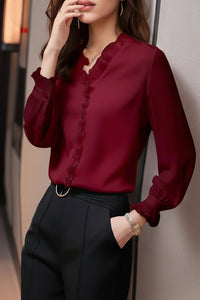 Refined Long Sleeve Top for Everyday Elegance and Comfort 2