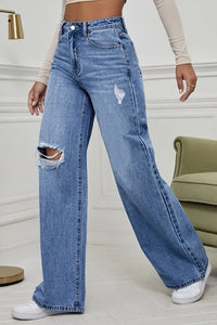 Relaxed Fit Distressed Baggy Jeans for Effortless Style and Comfort 2