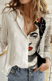Relaxed Fit Floral Blouse for Effortless Elegance 2