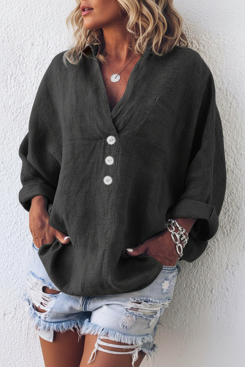 Relaxed Fit Linen Top for Effortless Summer Style 2