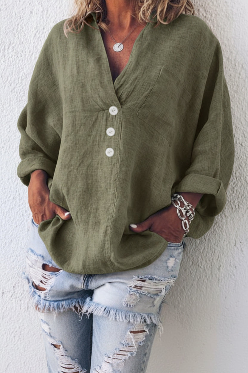 Relaxed Fit Linen Top for Effortless Summer Style 3