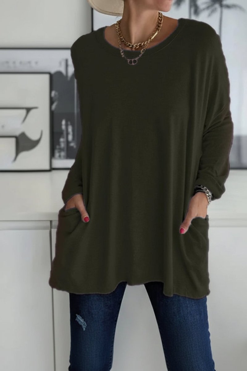 Relaxed Fit Tunic Top for Effortless Fall Layering and Comfort 10
