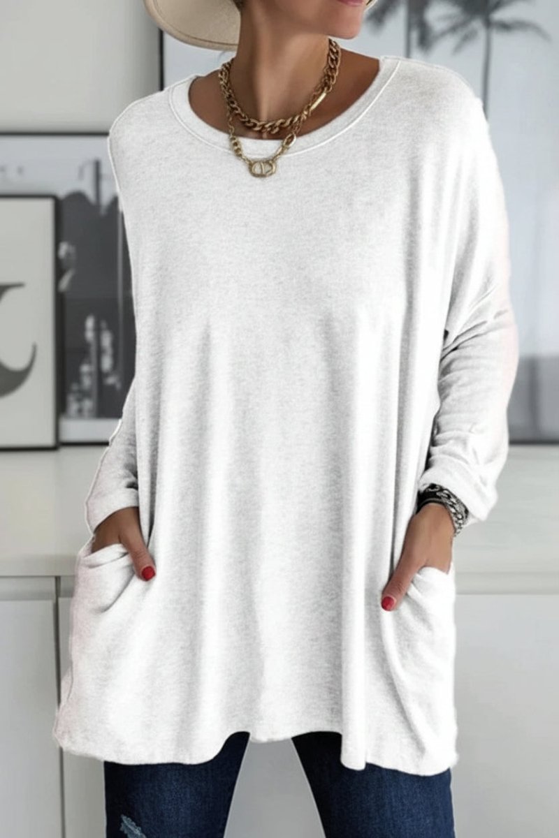 Relaxed Fit Tunic Top for Effortless Fall Layering and Comfort 6