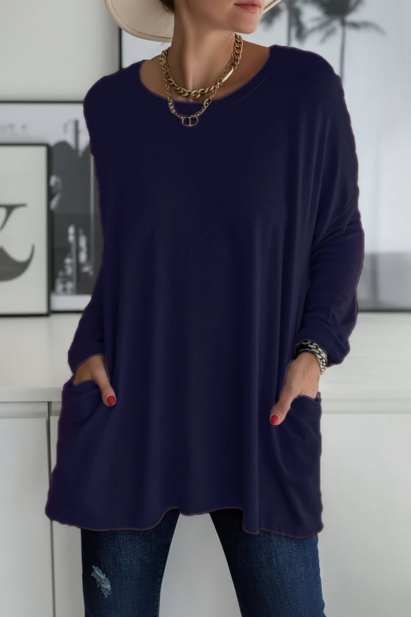 Relaxed Fit Tunic Top for Effortless Fall Layering and Comfort 7