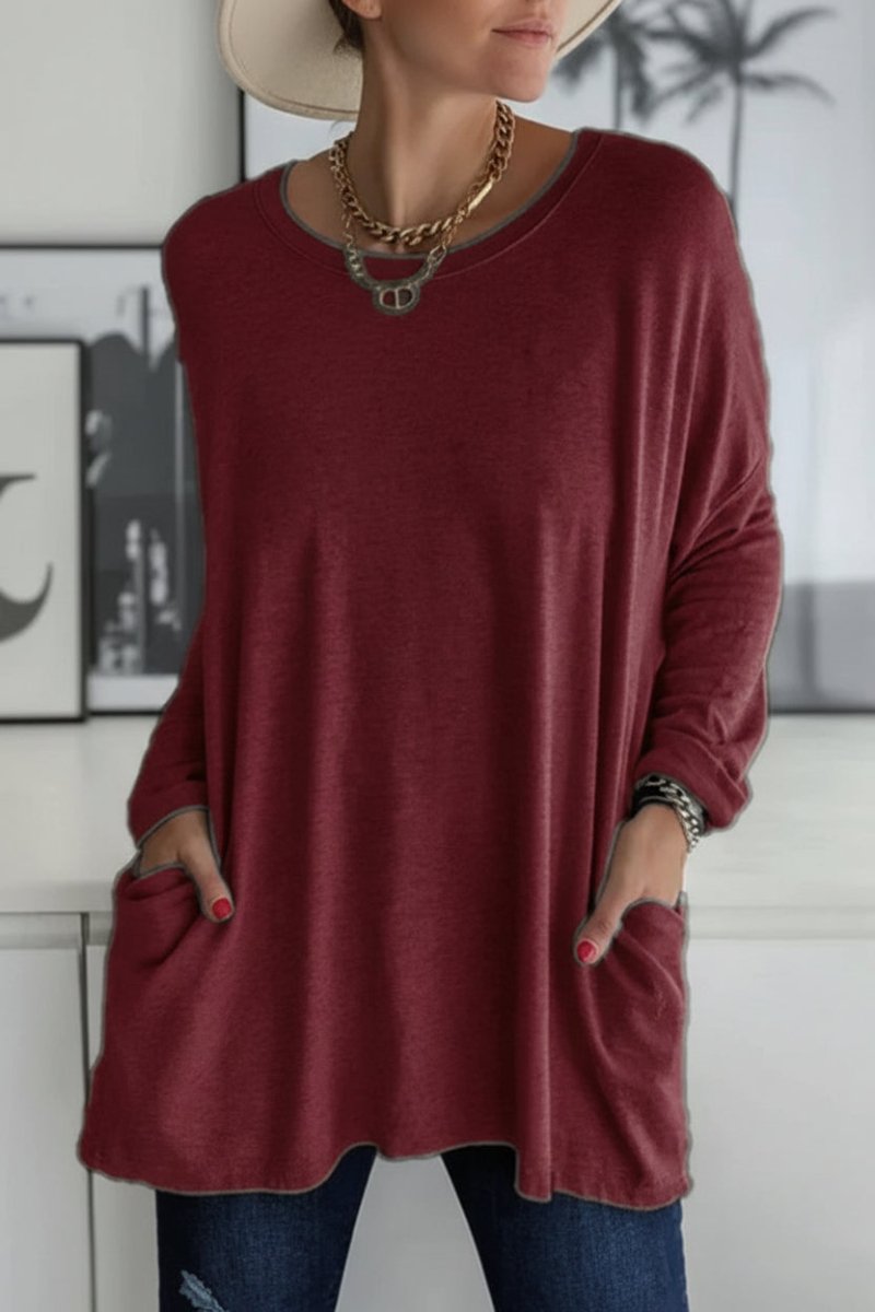 Relaxed Fit Tunic Top for Effortless Fall Layering and Comfort 9