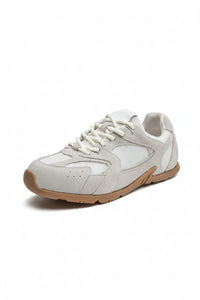 Retro Fashion Casual Sneakers - Genuine Leather Lace-Up Flats for Everyday Wear 3