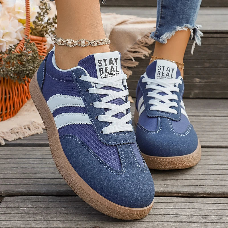 Retro Green Platform Sneakers - Faux Suede Thick Sole Casual Shoes 4