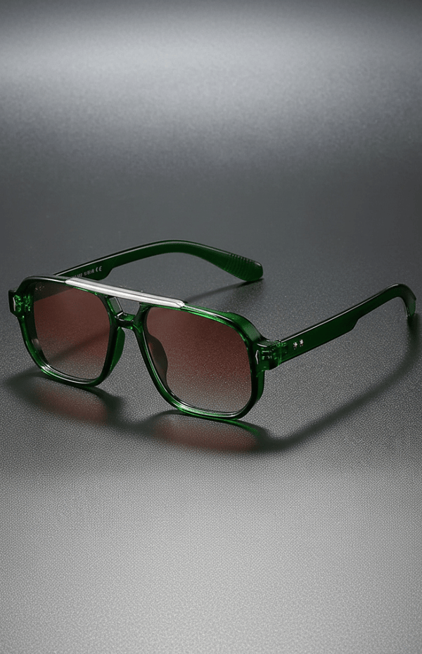 Retro Square Frame Sunglasses with UV400 Protection for Timeless Style 0