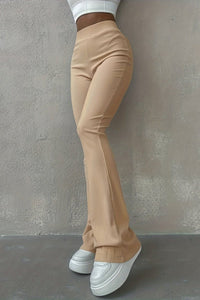 Ribbed High-Waist Slim Leggings for Effortless Style and Comfort 2