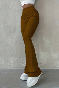 Ribbed High-Waist Slim Leggings for Effortless Style and Comfort 3