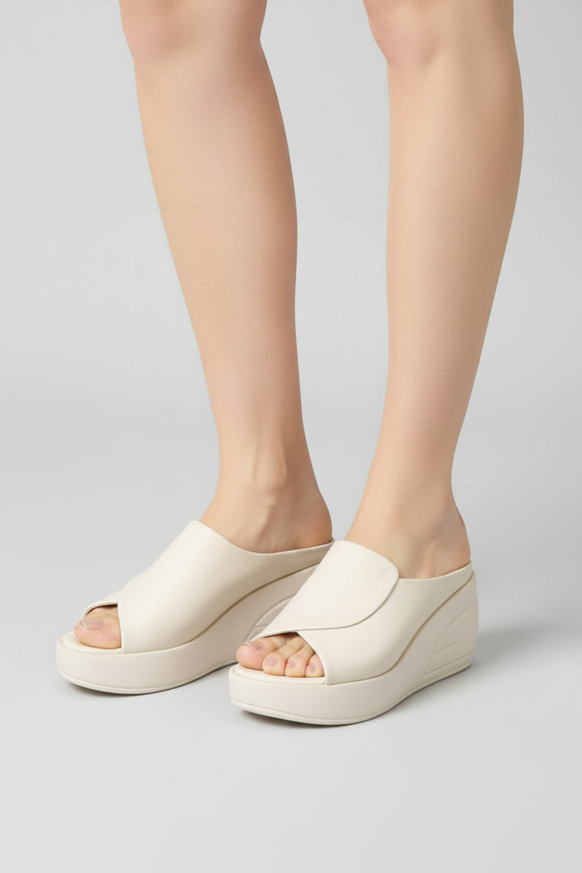 Open Toe Wedge Platform Sandals