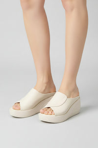Open Toe Wedge Platform Sandals