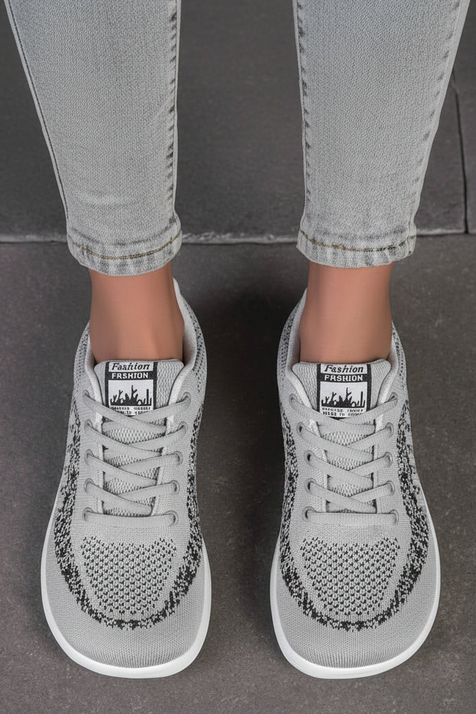 Wide Toe Platform Running Sneakers
