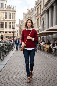 Classic Everyday Pullover Knit Sweater