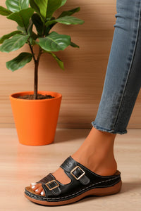 Platform Open Toe Wedge Sandals