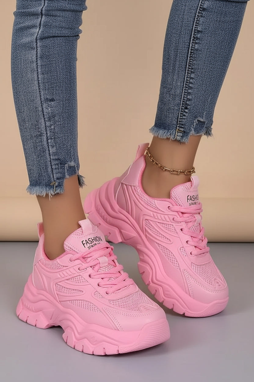 Platform Chunky Sole Casual Sneakers