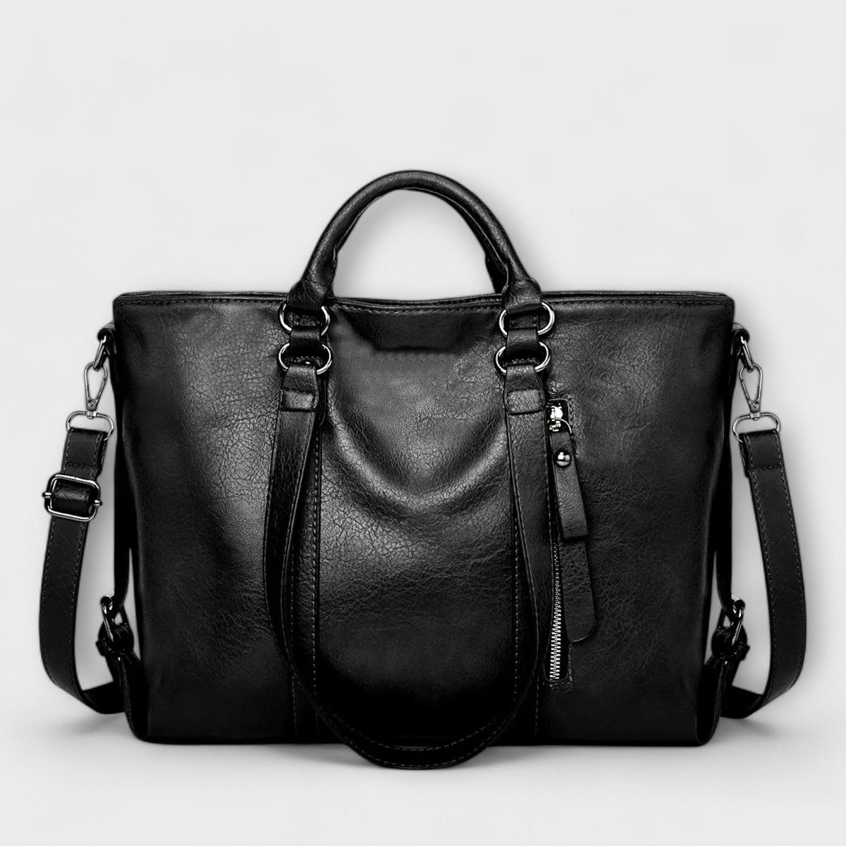 Vielseitige Arbeitshandtasche mit funktionalem Taschendesign