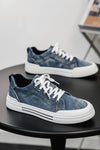 Denim Low-Top Casual Sneakers