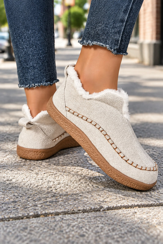 Damen-Stiefeletten mit kuscheligem Futter