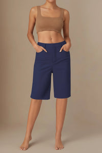 Casual Utility Shorts with Comfortable High Waist Fit