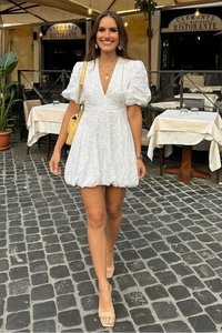Fresh Summer Ruffle Dress
