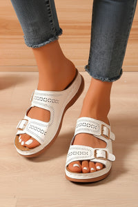Platform Open Toe Wedge Sandals