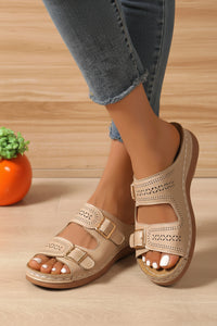 Platform Open Toe Wedge Sandals