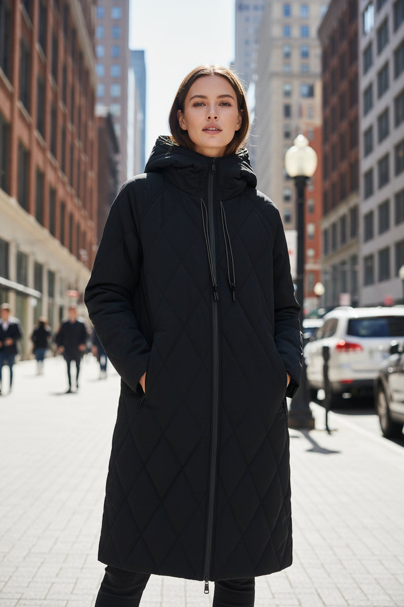 Hooded Quilted Parka
