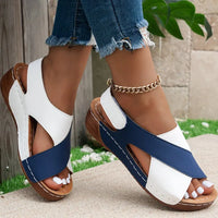 Orthopedic Peep Toe Wedge Heel Sandals For Women