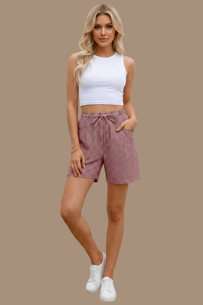 Beach Ready Shorts with Comfortable High Rise Fit