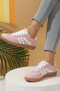 Lace-Up Platform Casual Sneakers