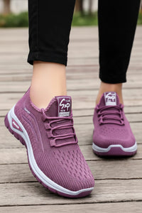 Breathable Mesh Lace-Up Casual Walking Sneakerss