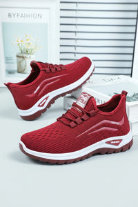 Breathable Mesh Lace-Up Casual Walking Sneakerss