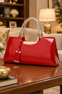 Glossy Finish Handbag