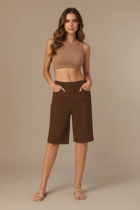 Casual Utility Shorts with Comfortable High Waist Fit