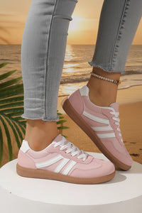 Lace-Up Platform Casual Sneakers