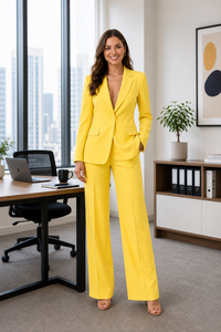 Structured Blazer and Trousers Set