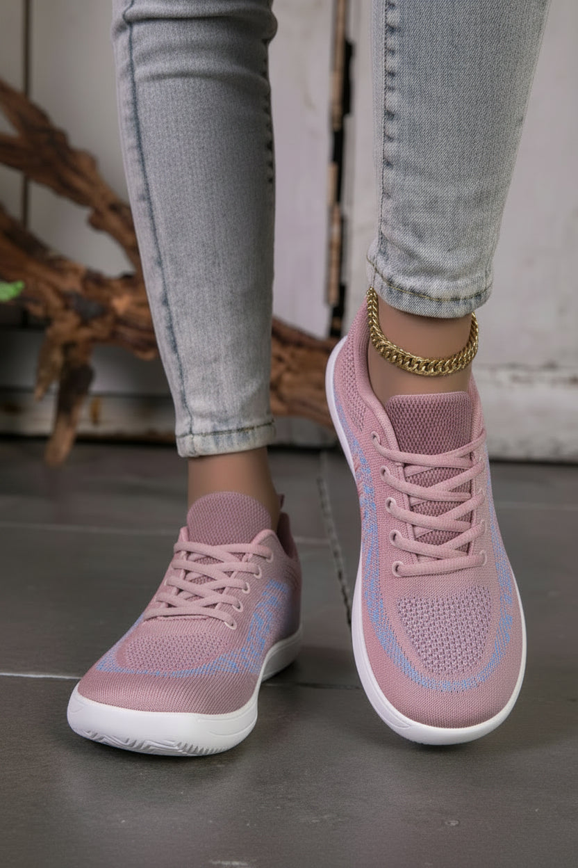 Wide Toe Platform Running Sneakers
