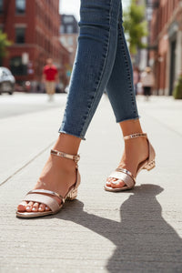 Golden Strap Comfort Sandals