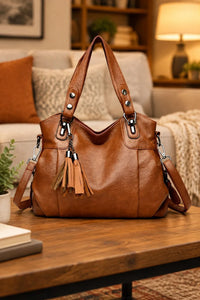 Spacious Shoulder Bag for Work and Daily Carrying