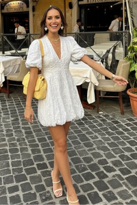 Fresh Summer Ruffle Dress