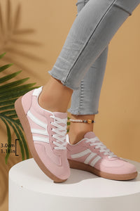 Lace-Up Platform Casual Sneakers