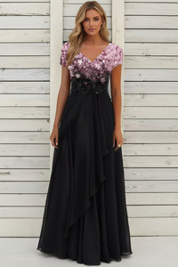 Floral Maxi Evening Dress