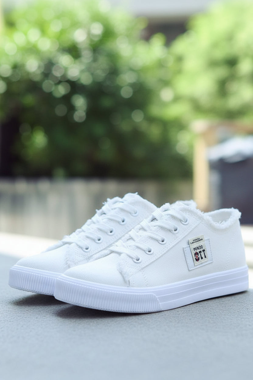 High-Top Lace-Up Sneakers