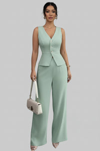 Chic Linen Two Piece Set