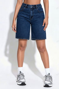 Vintage inspirierte Bermuda-Shorts mit funktionalen Taschen
