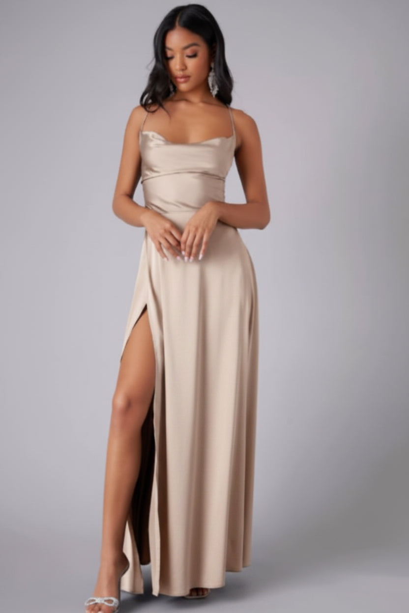 Timeless Allure Slit Maxi Dress